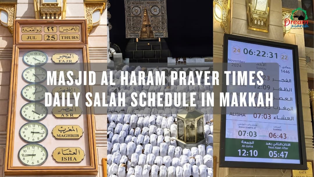 Masjid Al Haram prayer times