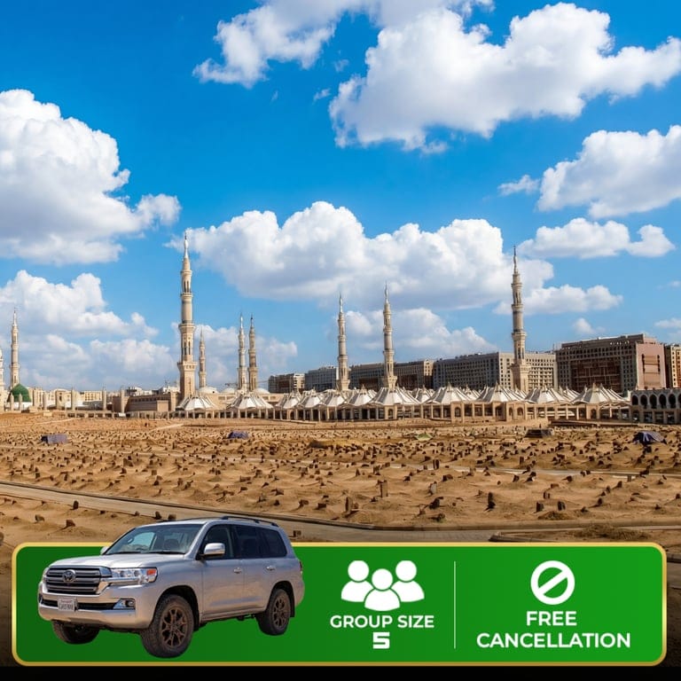 Family Madinah Ziyarat Tour – Private Car (5 Guests)