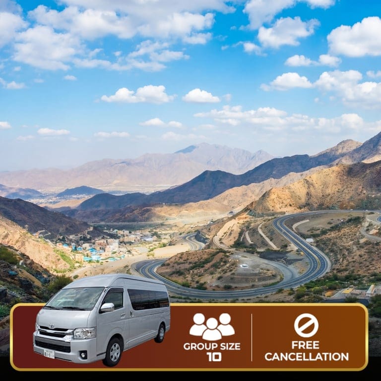 Day Trip Makkah to Taif – Luxury Van (10 Guests)