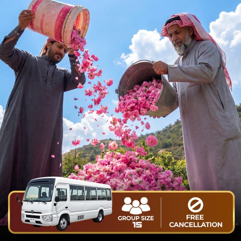 Day Trip Makkah to Taif – Minibus (15 Guests)