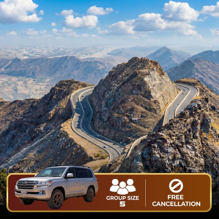 Day Trip Makkah to Taif – Family Car (5 Guests)